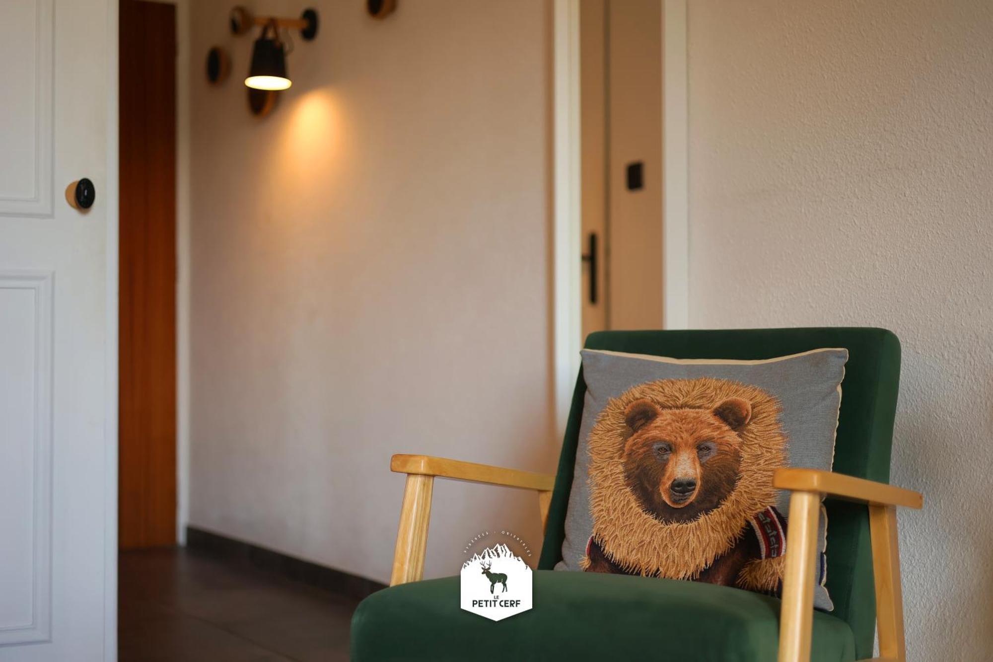 Le Petit Ours & Le Petit Cerf - Studios Vue Lac & Montagnes Les Angles  Luaran gambar