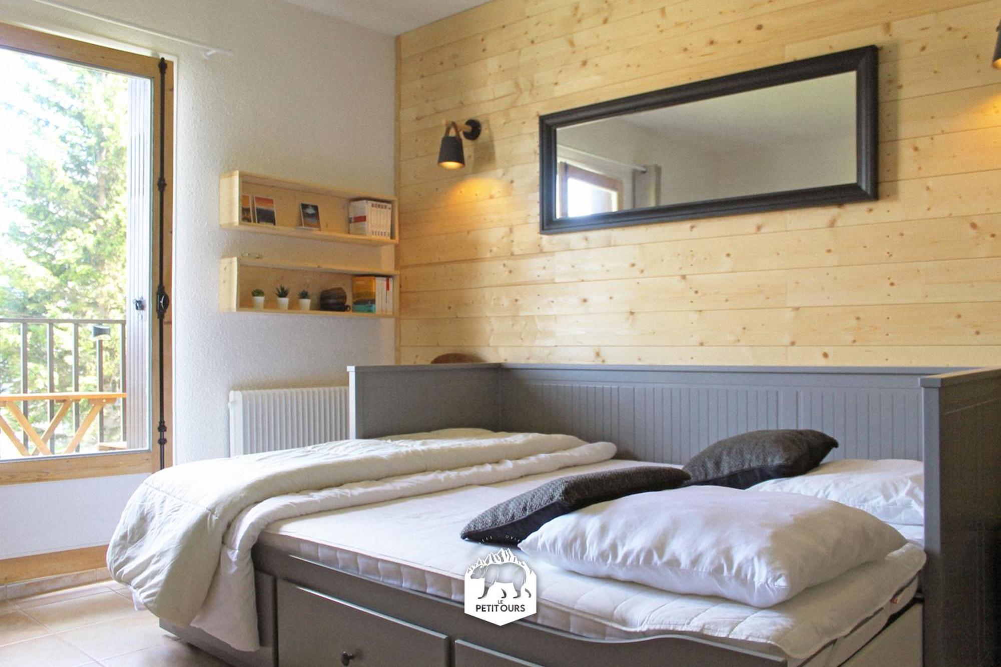 Le Petit Ours & Le Petit Cerf - Studios Vue Lac & Montagnes Les Angles  Luaran gambar